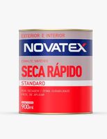 Esmalte Novatex Seca Rápido Preto Brilhante 900ml