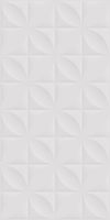 Piso Lume 1.62m² 45x90 Botânico Branco Floral 3D