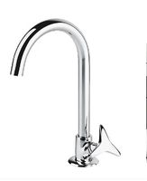 Torneira De Metal Para Lavatório Bancada Tubo Cromada Nova Gyro 1192
