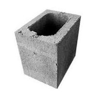 Bloco De Cimento Vedacao Meio 14x19x19