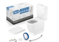 Kit Gap Vaso C/Caixa Acoplada + Assento Branco