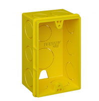 Caixa De Luz Fortlev 4x2 Amarela