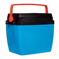 Caixa Térmica Mor Azul C/Laranja 26Lt