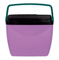 Caixa Térmica Mor Lilas C/Verde 26Lt