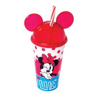 Copo Minnie Plasútil C/Orelha 500ml Rf-012974