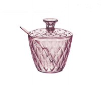 Açucareiro C/Colher Plasútil Glamour 330ml B2 Rf-014186