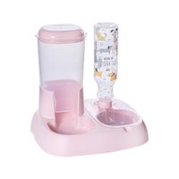 Comedouro E Bebedouro C/Garrafa Pets (F) 1Lt Rf-014736