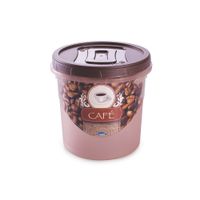 Pote De Rosca Plasútil Café Decorado 1.8Lt Rf-006399
