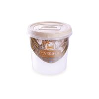 Pote De Rosca Plasútil Decorado Farinha 1.8Lt Rf-009846