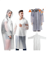Capa Atopy De Chuva Transparente Eva Adulto Rf-8396