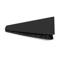 Veda Porta Comfort Door Adesivo Escova Preto 100cm