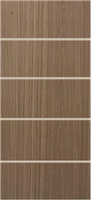 Porta Soli Madeira Duraplac Frisado Carvalho Mod5 210x70