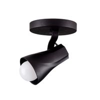 Spot Startec Sobrepor Octa Preto Rf-147190037