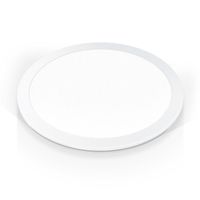 Painel Lumanti Led Embutir Redonda Branco Flat 18w 6500k