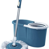 Esfregão mop rotatório compact Azul Nobre