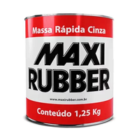 Massa Rápida Maxi Rubber Cinza 1.25kg