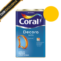 Tinta coral estrela ardente decora seda acetinado 16 litros