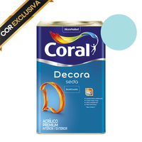 Tinta coral Fada azul decora seda 16 litros - TROLLS