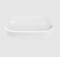 Luminária Lorenzetti Led Sobrepor Oval Branco 12w Biv 6500k