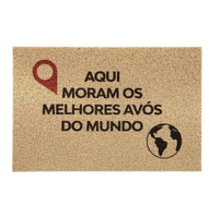 Tapete Kapazi Vinil Sup Print Melhores Avós 40x60cm