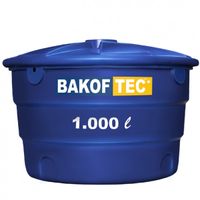 Caixa D Água Bakof Plástico 1000lt Redonda