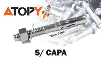 Parabolt Atopy C/Parafuso Chumbador Sem Capa 5/16x3.1/4
