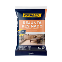 Rejunte Fortaleza Resinado P/Porcelanato Argila 1kg
