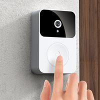 Campainha Interfone Inteligente Com Câmera e Áudio Wi-fi Sem Fio