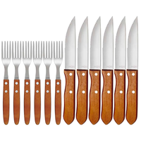 Conjunto Churrasco Mor Garfo e Faca 12Pçs
