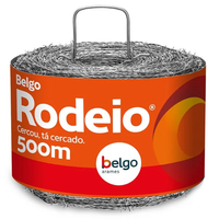 Arame Belgo Rodeio Farpado 500mt