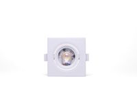Spot Taschibra Led Alltop Embutir Quadrado Branco Mr16 5w 3000k