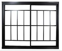 Vitro Crv Stander Correr Grade Alumínio Black 2F 1Fixo 120x100