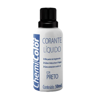 Bisnaga Liq Chemicolor Preto 50ml