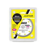 Disco Quartzolit Diamantado Corte Porcelanato Turbo 110x20mm