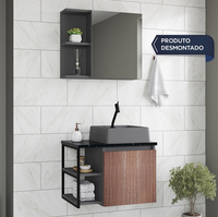 Conjunto Gaam Tisza 600 Suspenso Tnt/Fendi/Pt/Biscuit