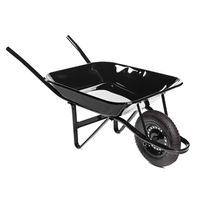 Carrinho Mão Metalpama Quadrado Preto 60L Rf-0010728