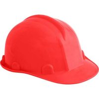 Capacete P/Construção Vonder C/Carneira Vermelho
