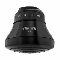 Chuveiro Fame Ducha Faminho C/Haste Black 4t 127v 5400w