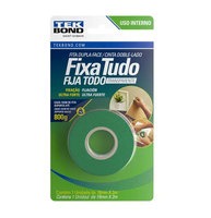 Fita Tekbond Dupla Face Acrílica 800g Interior 19mmx2m