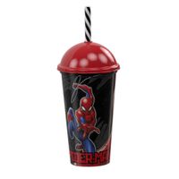 Copo Shake Plasútil Homem Aranha 500ml Rf-008316