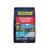 Argamassa ACII Interna e Externa Cinza 20kg Fortaleza