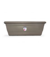 Vaso Atlas Floreira Jardim Plástico Cinza 50cm Pr6034-1