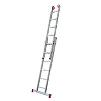 Escada Aluminio 3 Em1 Extensiva 6x2 Degraus Botafogo