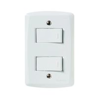 2 Interruptores Simples 10a 250v Tramontina Lux2