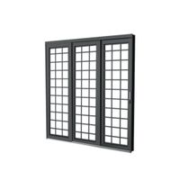 Porta  Correr 215x150 Esquerda Crv Roma 3f  R14